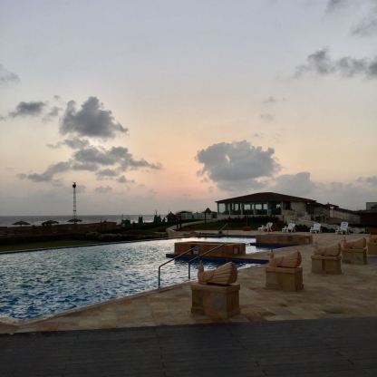 Infinity pool at Serena Beach Resort